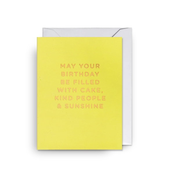 Lagom Design May Your Birthday Be Filled With Cake