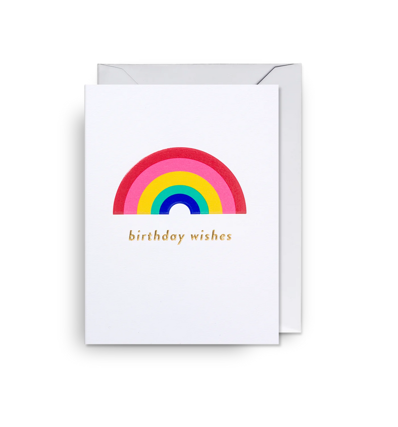 Lagom Design Rainbow Birthday Wishes