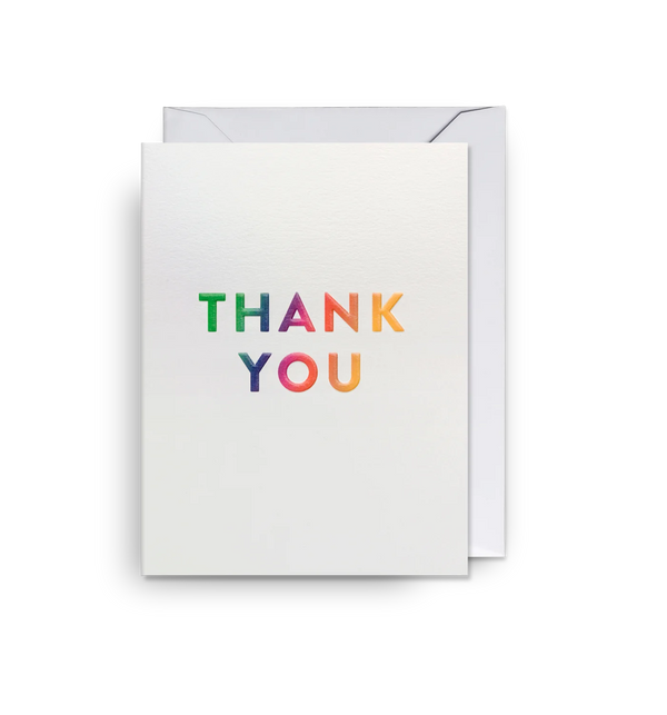 Lagom Design Thank You Rainbow