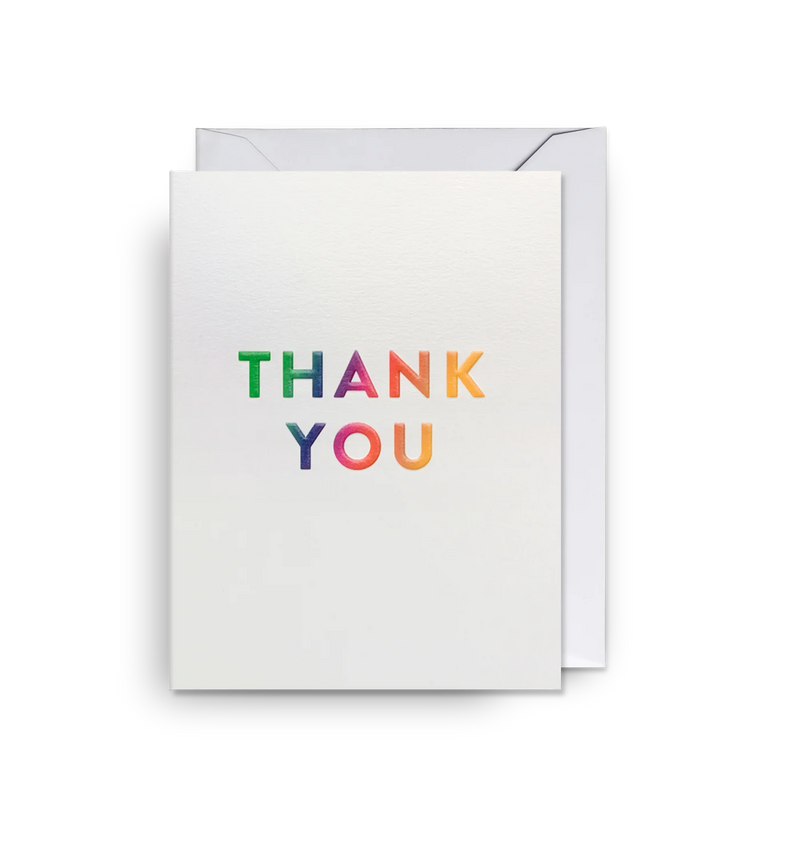 Lagom Design Thank You Rainbow