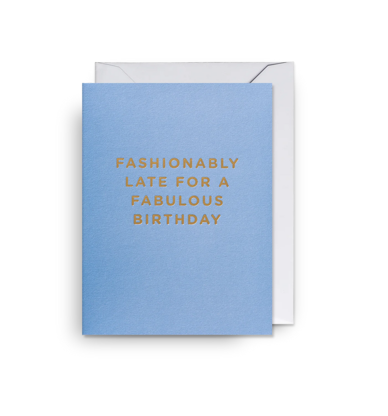 Lagom Design Fashionably Late For A Fabulous Birthday