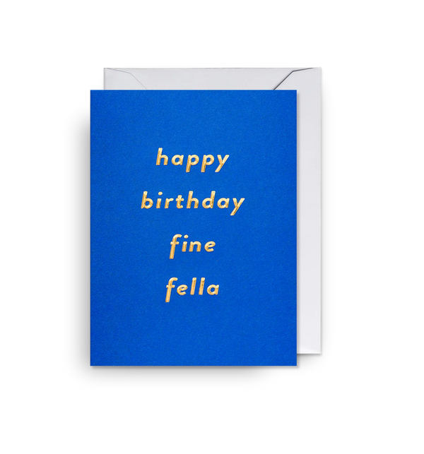 Lagom Design Happy Birthday Fine Fella