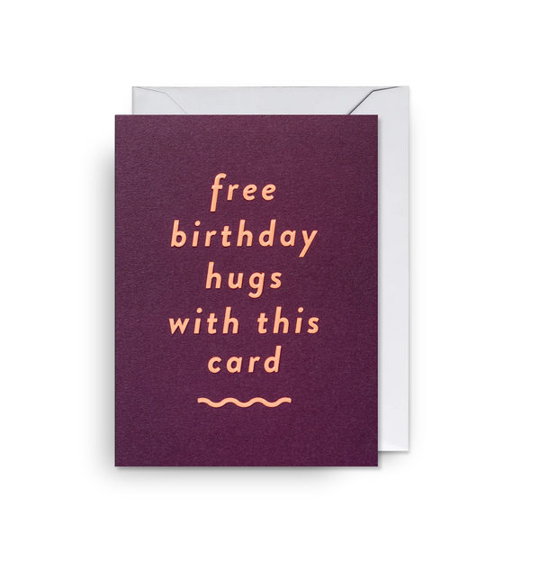 Lagom Design Free Birthday Hugs With This Card