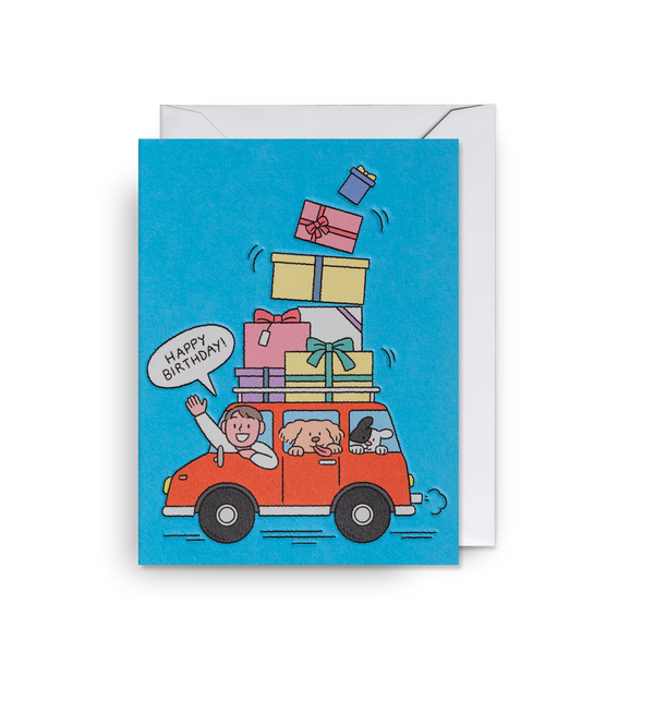 Lagom Design Happy Birthday Gift Delivery - Mini Card