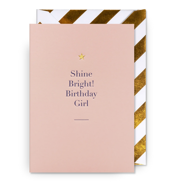 Lagom Design Shine Bright Birthday Girl