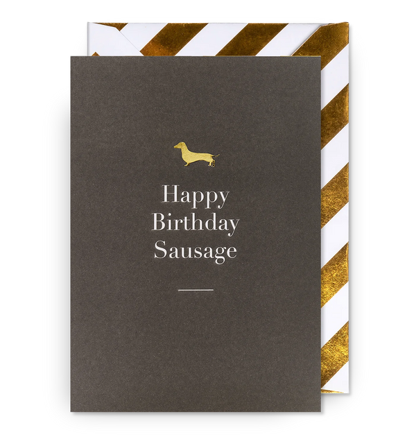 Lagom Design Happy Birthday Sausage Dachshund