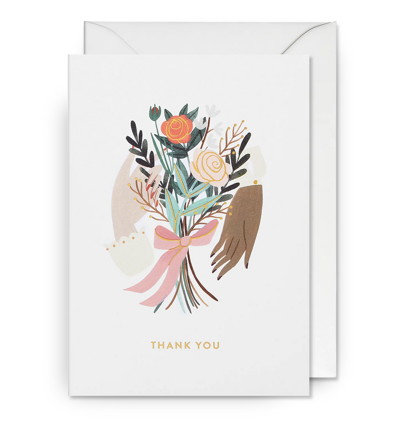 Lagom Design Thank You Vintage Illustrated