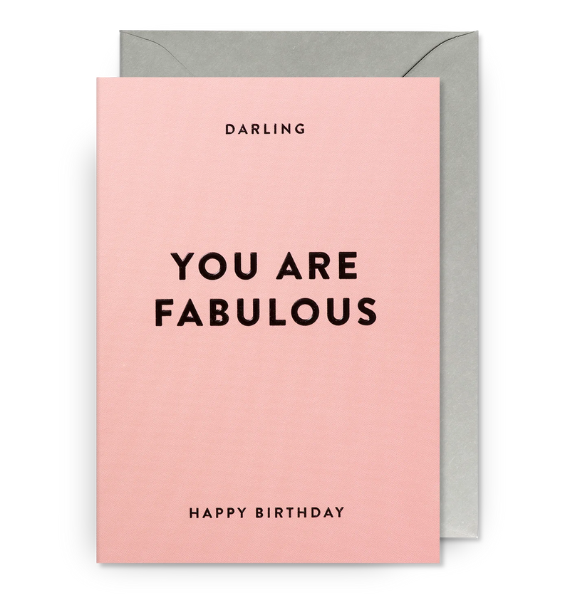 Lagom Design Darling You A Fabulous Happy Birthday