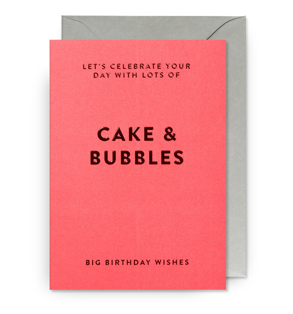 Lagom Design Lets Celebrate Your Day with Lots of Cake Bubbles