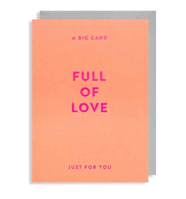 Lagom Design A Big Card Full Of Love Just For You