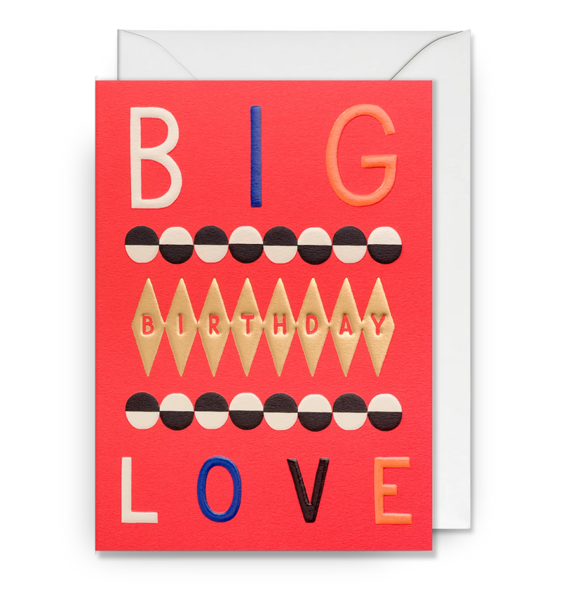 Lagom Design Big Birthday Love