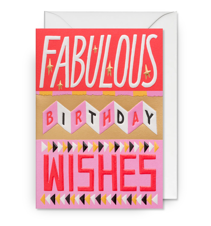 Lagom Design Fabulous Birthday Wishes