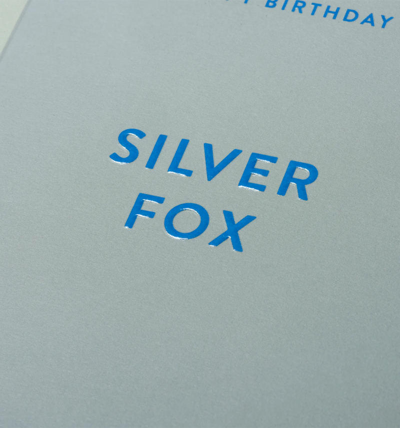 Lagom Design Happy Birthday Silver Fox