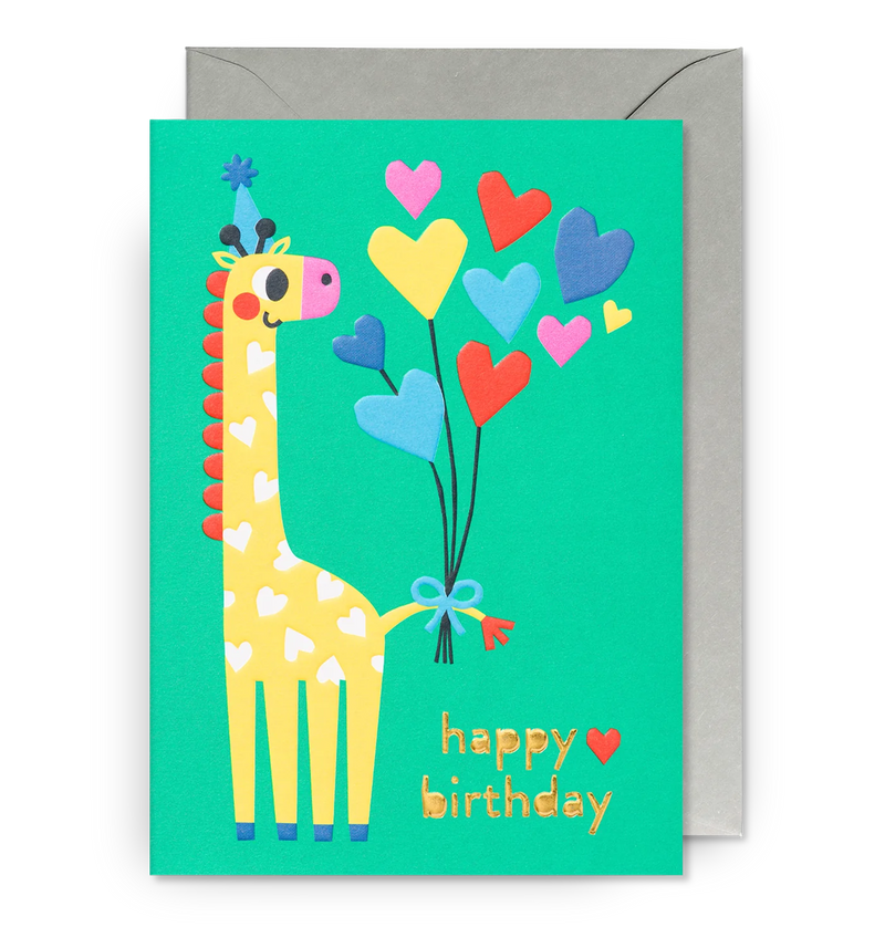 Lagom Design Happy Birthday Giraffe