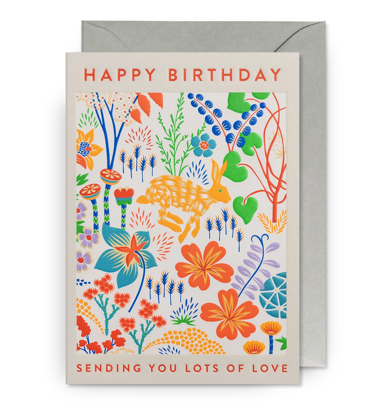 Lagom Design Lyckeflykt Happy Birthday Sending Lots of Love