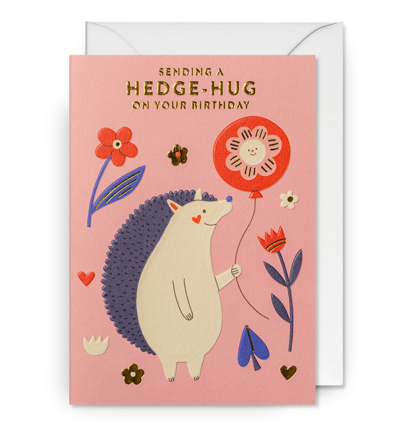 Lagom Design Sending a hedge-hug on your Birthday