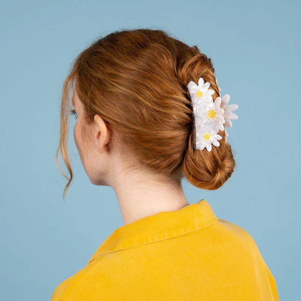 LARGE DAISY HAIR CLIP