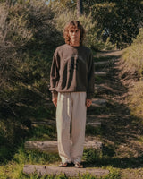 LEISURE TWILL PANTS - BONE