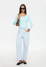 LITTLE J LONG SLEEVE - SKY BLUE