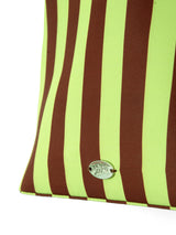 LORELAI BAG - AVOCADO & CHOCOLATE STRIPE