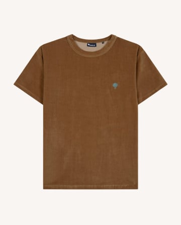 LUGNY T-SHIRT KNIT - COGNAC