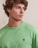 LUGNY T-SHIRT KNIT - GREEN  VISCOSE