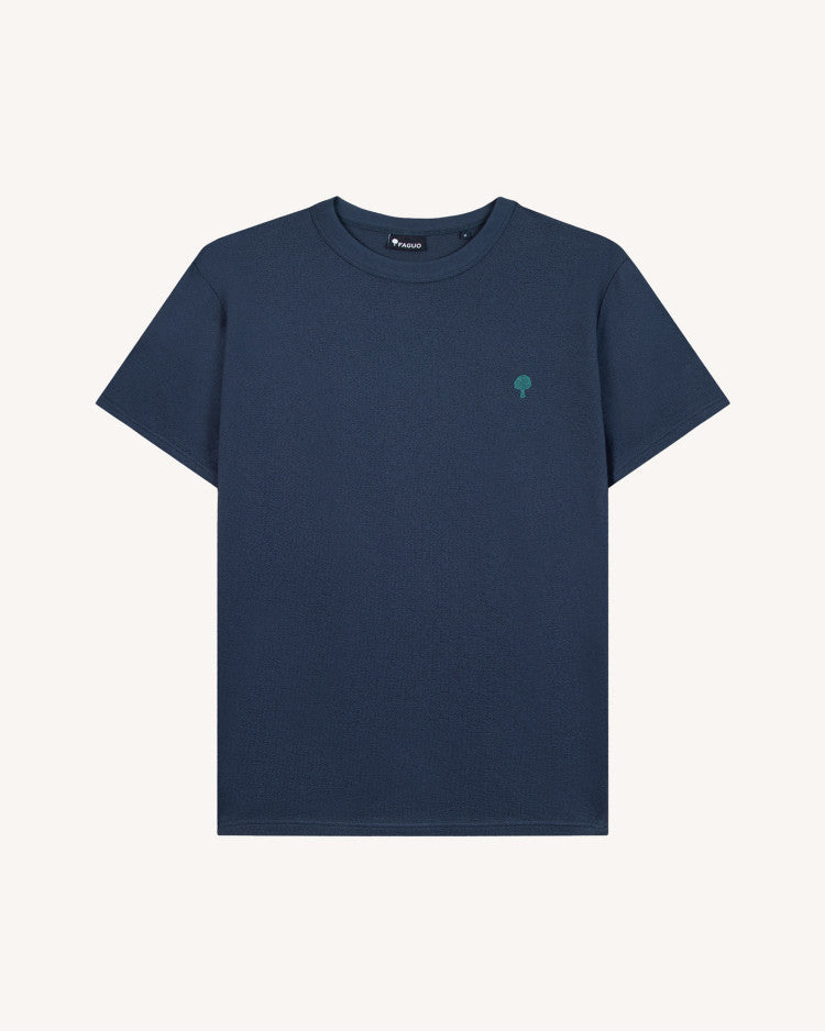 LUGNY T-SHIRT KNIT - LIGHT NAVY