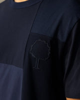 LUGNY UP T-SHIRT KNIT - NAVY