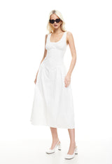 LUNA ROSA MAXI DRESS - PORCELAIN