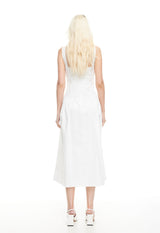 LUNA ROSA MAXI DRESS - PORCELAIN