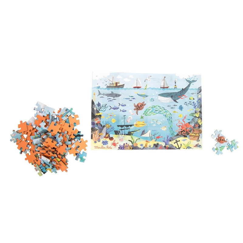 Le Jardin children Nature Discovery puzzle (96pcs) Ocean Le Jardin