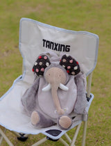 Les Zazous Elephant backpack Grey Ears