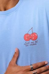 Lick Me - Off-Blue