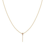 LONG NECKLACE AMANTS : VINTAGE ROSE