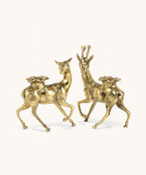 Lovely Deer Candle Holder Set