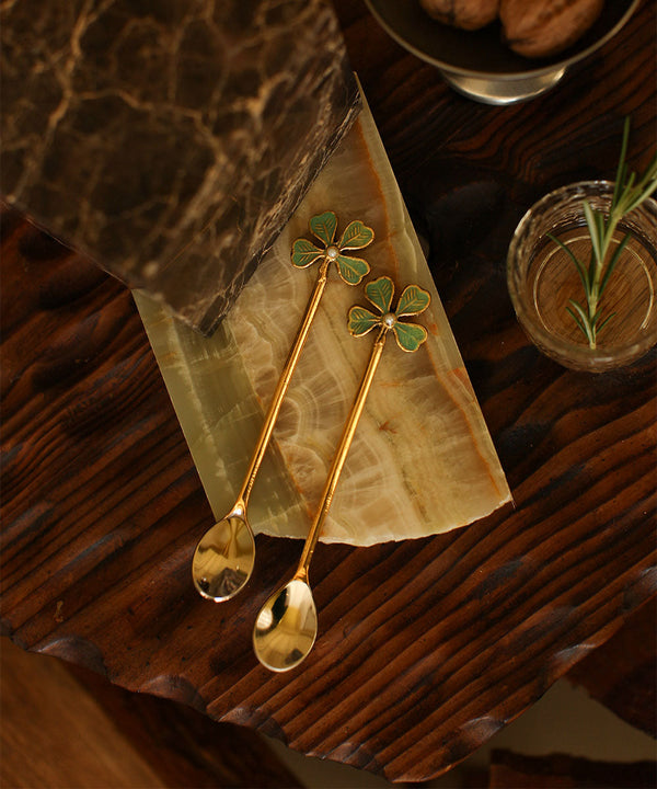 Lucky Clover Teaspoon Set
