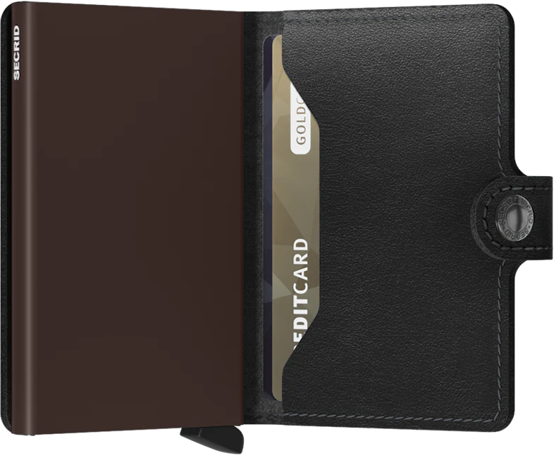 SECRID Miniwallet Original Black Brown