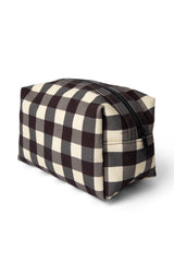 MAKE UP BAG - BUTTER GINGHAM