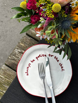 Maegen - Slogan Plate - Red