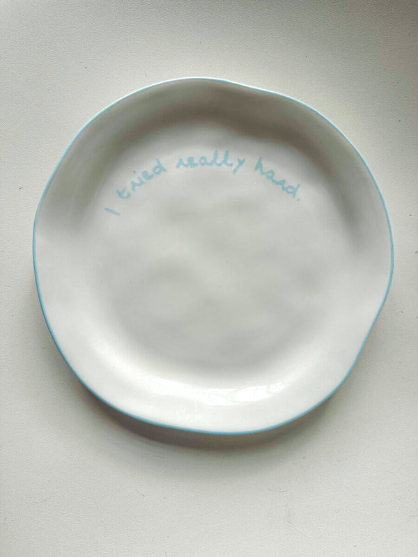 Maegen - Slogan Plate - Light Blue
