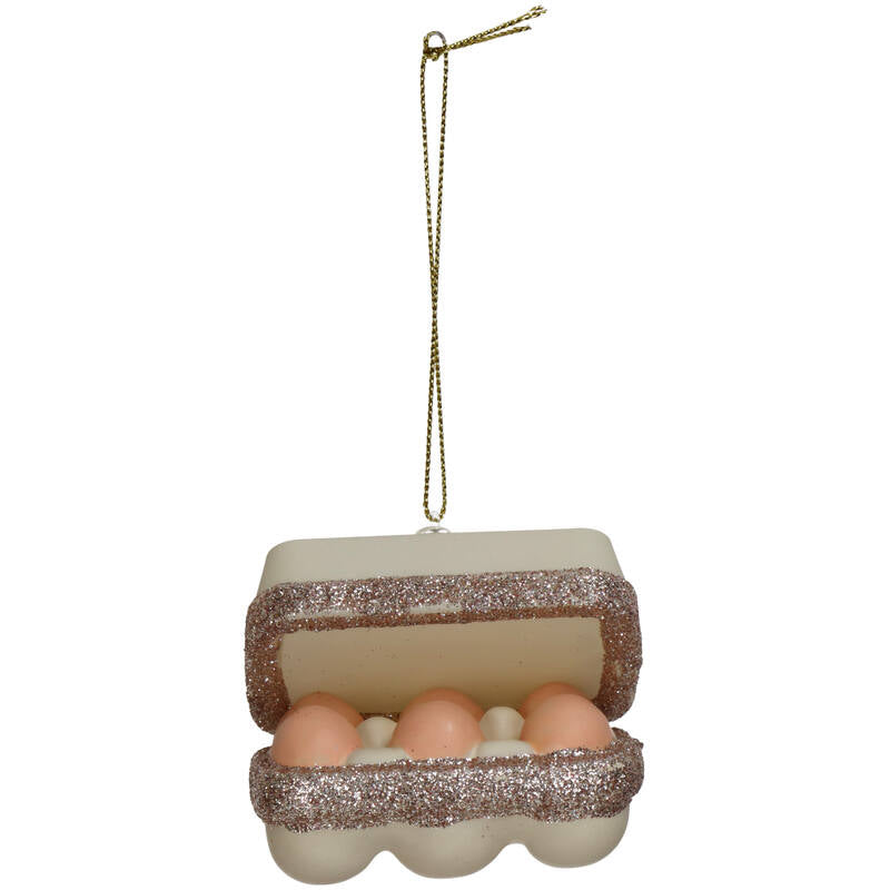 KERSTEN Ornament Fresh Eggs Brown