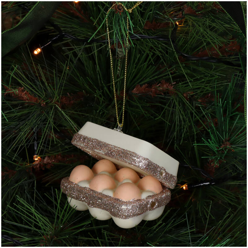KERSTEN Ornament Fresh Eggs Brown