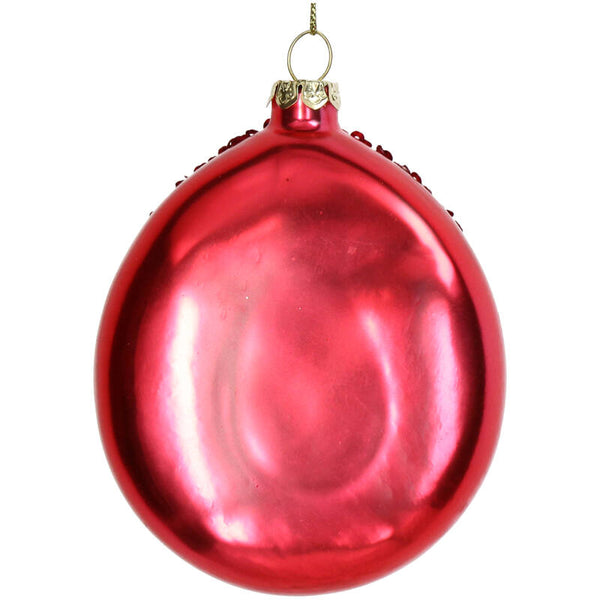 KERSTEN Ornament Tamagotchi Glass Red