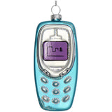 KERSTEN Ornament Mobile Phone Glass Blue