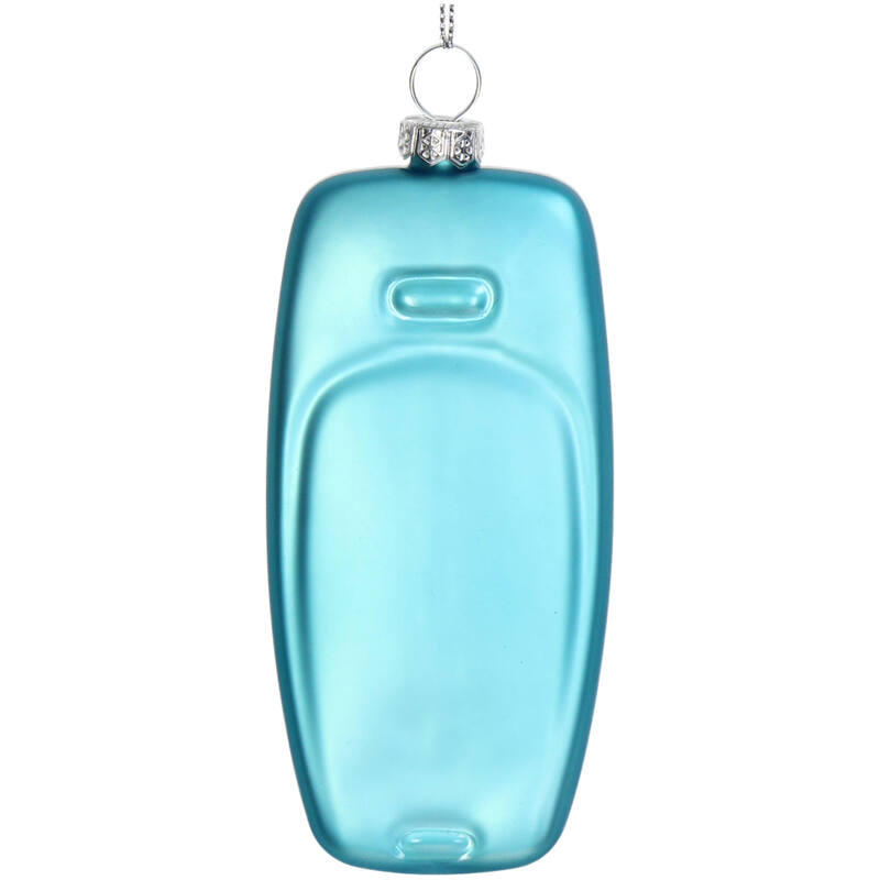 KERSTEN Ornament Mobile Phone Glass Blue