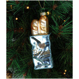 KERSTEN Ornament I Love Bread Glass Turquoise