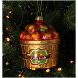 KERSTEN Ornament Apple Crate Glass Multi