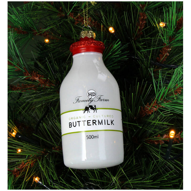 KERSTEN Ornament Buttermilk Glass White