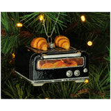 KERSTEN Ornament Croissant Oven Glass Blue