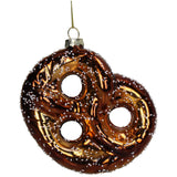 KERSTEN Ornament Pretzel Glass Brown